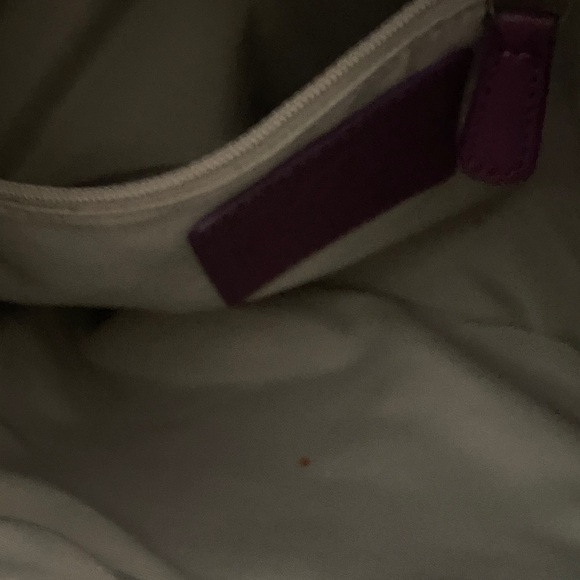 Coach Mauve Leather Shoulder Bag with Buckle Detail New - Picture 10 of 16